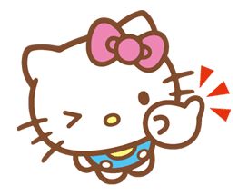 Hello Kitty (Happy Days ver.) – LINE Stickers | LINE STORE Sticker Hello Kitty, Hello Kitty Happy, Hello Kitty Imagenes, Hello Kitty Rooms, Charmmy Kitty, Hello Kitty Images, Hello Kitty Clothes, My Heart Hurts, Hello Kitty Art