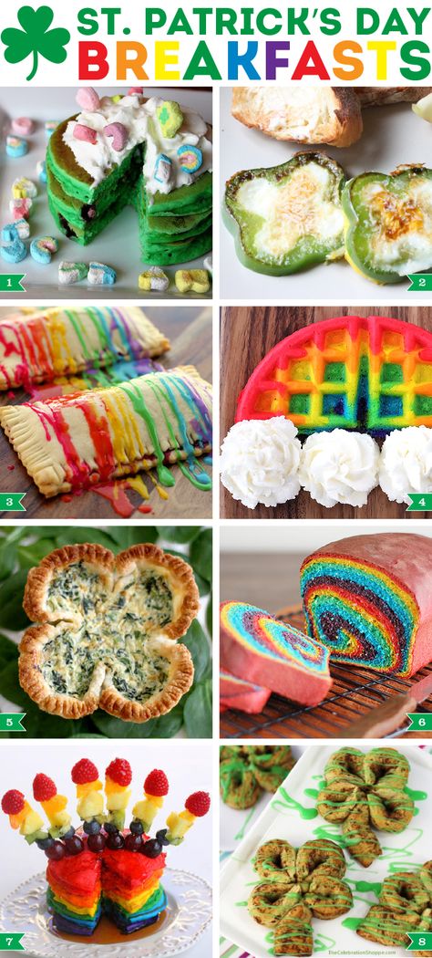 St Patricks Day Breakfast, Stream Ideas, Party Bread, St Patricks Day Food, Breakfast Party, Birthday Breakfast, St Paddys, Saint Patties, Irish Recipes