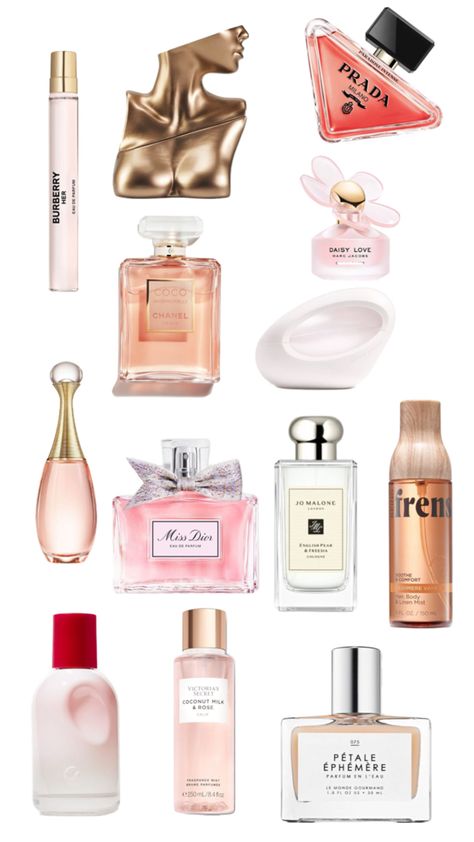 Perfumes for Christmas Perfume Exchange Party Ideas, Perfumes For Teens, Teen Girl Gift Guide, Perfume Wishlist, Perfume Sets, Girls Gift Guide, Miss Dior, Ipad Wallpaper