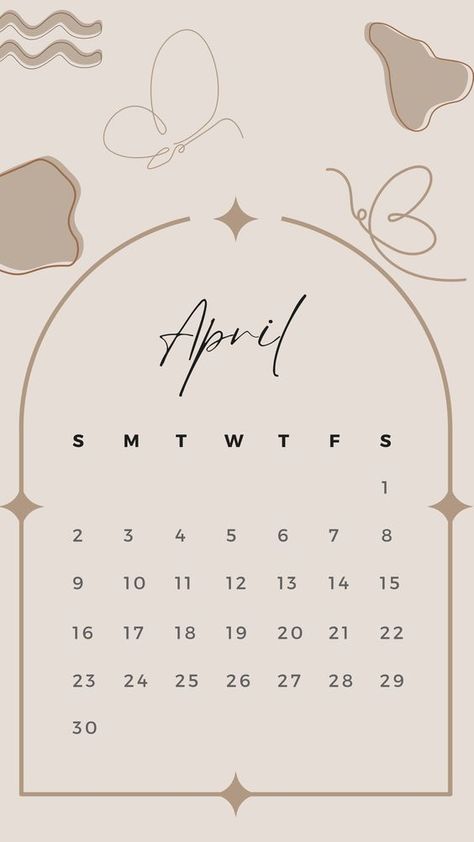 Aesthetic Calendar April 2023 #April2024Calendar #AprilCalendar, https://www.theworldaccordingtome.org/?- April Calendar Aesthetic, April Calendar 2024, April Calender, Easy Birthday Cards Diy, Different Styles Of Tattoos, Calendar April, Header Ideas, April Calendar, Aesthetic Calendar