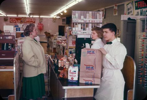 Iga, Elkton, Mi, 1958 Kodachrome Slides, Vintage Supermarket, Retro Grocery, Supermarket Sweep, Vintage Grocery, Vintage Mall, Grocery Supermarket, Vintage Stores, Retro Housewife