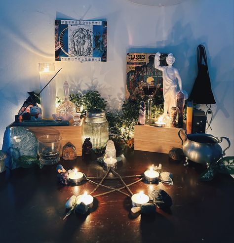 Hellenism Altar, Hypnos Altar, Dionysus Altar, Beauty Altar, Hades Altar, Zeus Altar, Hellenic Polytheism, Aesthetic Person, Deity Worship