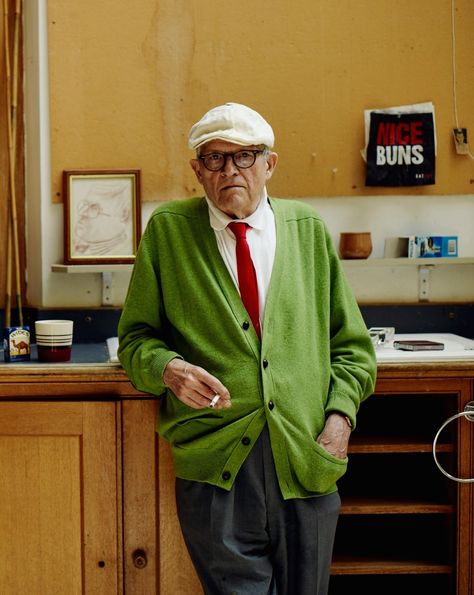 David Hockney Style, Old Man Aesthetic, Old Man Outfit, Grandpa Fashion, Old Man Fashion, Grandpa Style, David Hockney, Party Looks, Tandem