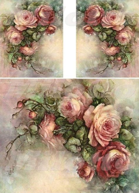 Decoupage Paper Free, Stary Papier, Images Victoriennes, Decoupage Paper Printable, Vintage Decoupage, Molduras Vintage, Decoupage Decor, Decoupage Printables, Paper Decoupage