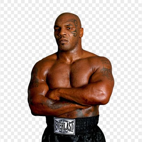 Mike Tyson Portrait, Iron Mike Tyson, American Boxer, Iron Mike, Mike Tyson, Photoshop Illustrator, Transparent Background, Illustrator, Photoshop