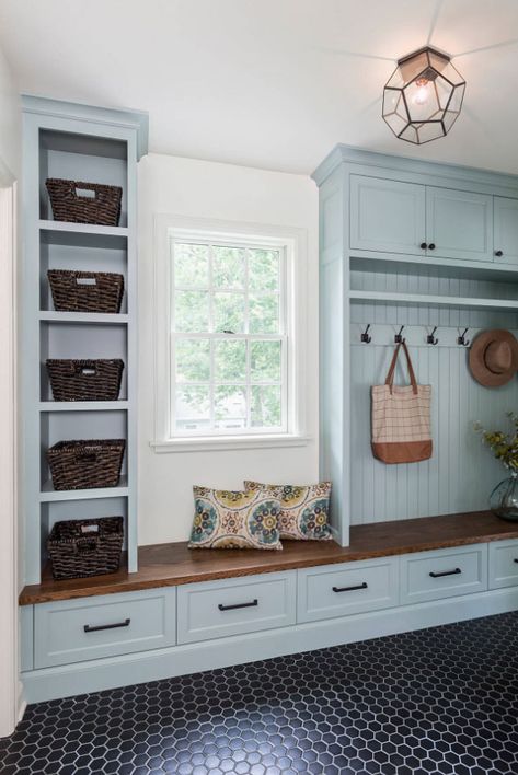 29 Magnificent Mudroom Ideas to Enhance Your Home | Home Remodeling Contractors | Sebring Design Build Farmhouse Mudroom, Closet Diy, Room Storage Diy, Mudroom Organization, Mudroom Ideas, Mudroom Laundry Room, Mudroom Decor, Mud Room Storage, Mudroom Design