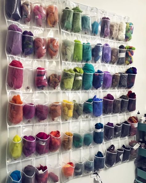 I run a backers-only discord server for my Patreon supporters called Wolfie’s World of Wool, and now I’m proud to also share Wolfie’s Wall… Wool Storage Ideas, Yt Studio, Stim Board, Felt Storage, Needle Felting Supplies, Wool Felting, Jewelry Studio, Discord Server, Needle Art