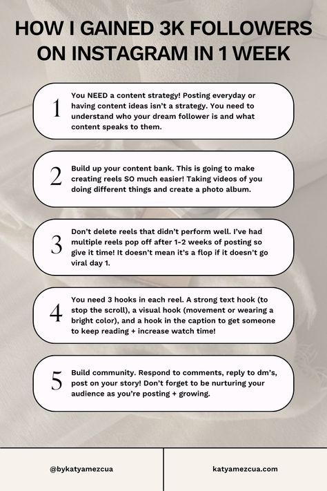 Here's my Instagram marketing tips on how to grow your following quickly. This is the exact instagram growth strategy I used to gain 3,000 followers in one week! Grow Instagram Followers, Social Media Growth Strategy, Grow Social Media, Social Media Marketing Planner, Social Media Content Strategy, More Followers On Instagram, Social Media Content Planner, Social Media Marketing Instagram, Instagram Advertising