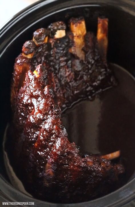 Crockpot Ribs, Slow Cooker Ribs, Cajun Dishes, Crock Pot Slow Cooker, Crockpot Recipes Slow Cooker, Rib Recipes, Crock Pot Cooking, Pork Dishes, Slow Cooking