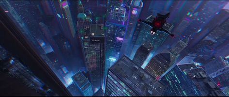 Spider-Man: Into the Spider-Verse Screenshots - Imgur Spiderman Spiderverse Wallpaper, Miles Morales Spiderman, Mac Wallpaper, Verses Wallpaper, The Spider, Macbook Wallpaper, Miles Morales, Leap Of Faith, To Infinity And Beyond