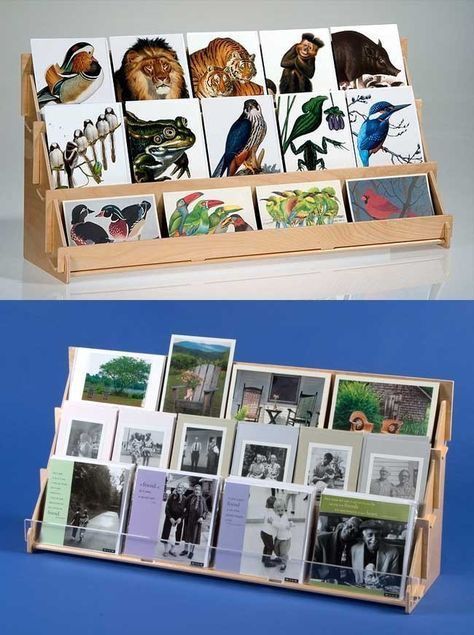 Greeting Card Holder, Art Fair Booth, Postcard Display, Greeting Card Display, Stall Display, Card Displays, Craft Fairs Booth, Art And Craft Shows, Fair Display