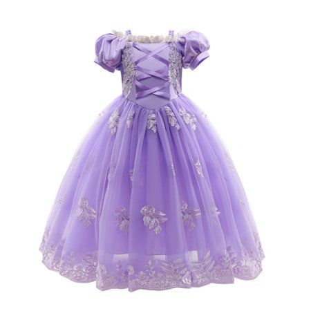 Rapunzel Dress Up, Princess Sofia Dress, Purple Princess Dress, Tangled Costume, First Halloween Costumes, Rapunzel Dress, Princess Dress Kids, Fancy Costumes, Princess Dress Up