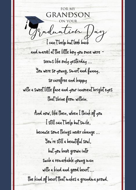 Letter To Grandson For Graduation, Graduation Verses For Cards, Grandson Graduation Quotes, Graduation Sentiments For Cards, Graduation Sentiments, Graduation Card Sayings, Congrats Quotes, Graduation Letter, Grandson Quotes