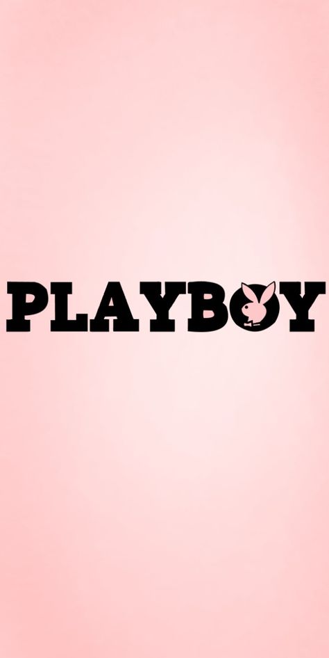 Pink fade aesthetic wallpaper with black playboy bunny logo outline Play Bunny Aesthetic, Playgirl Baddie Wallpaper, Playboy Wallpaper Backgrounds, Babygirl Wallpapers Aesthetic, Pink Bape Wallpaper, Playboy Aesthetic Wallpaper, Play Boy Wallpaper, Collage Wall Prints Aesthetic Pink, Playboy Bunny Wallpaper