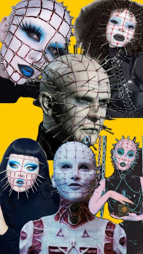 Pinhead Makeup, Halloween Makeup, Halloween, Makeup, Make Up, Halloween Make Up