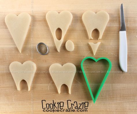 Dental Cake, Dentist Cake, Tooth Cake, Sensitive Teeth Remedy, Decorated Cookies Tutorial, Cookie Tutorials, The Dentist, Creative Cookies, First Tooth