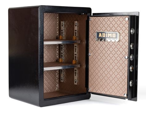 REVIEW – I’ve never had what I call a medium-sized safe. I’ve always had either very small shoebox-sized safes, or large 5-foot-tall safes. The Adimo 2.8 cubic foot safe review offer came along, and I figured it was time to not only upgrade my small safe but also add a bit of technology to it. … ADIMO 2.8 cubic foot cabinet safe review – An affordable medium-sized safe Read More Small Safe, Movable Shelf, Safe Box, Latest Gadgets, Hanging Hooks, Panel Doors, Shoe Box, Medium Size, Read More