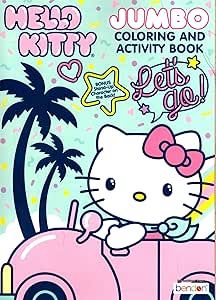 Hello Kitty Coloring Book, Sanrio Toys, Cute Stationary School Supplies, Cat Coloring Book, Kitty Coloring, Hello Kitty Coloring, Hello Kitty Characters, Activities Games, Hello Kitty Christmas