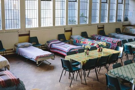 Homeless Shelter Ideas, Homeless Shelter Design, Center Tables, Shelter Design, Drama Llama, Homeless Shelter, Hot Food, Winter Night, Large Homes