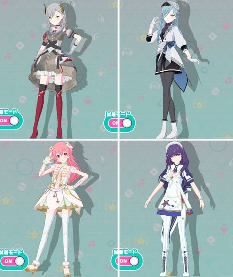 Pjsk Outfit Idea, Project Sekai Outfit Ideas, Project Sekai Outfits, Pjsk Outfits, Tea Party Outfit, 90s Fashion Outfits Hip Hop Party, Miku Hatsune Vocaloid, Colorful Stage, Love Bugs