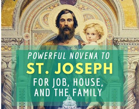 St Joseph Novena To Sell House, St Joseph Prayer For Family, Novena To St Joseph, Novena Prayers Catholic, Catholic Confession, St Joseph Novena, Prayer To St Joseph, St Joseph Prayer, Prayers Catholic