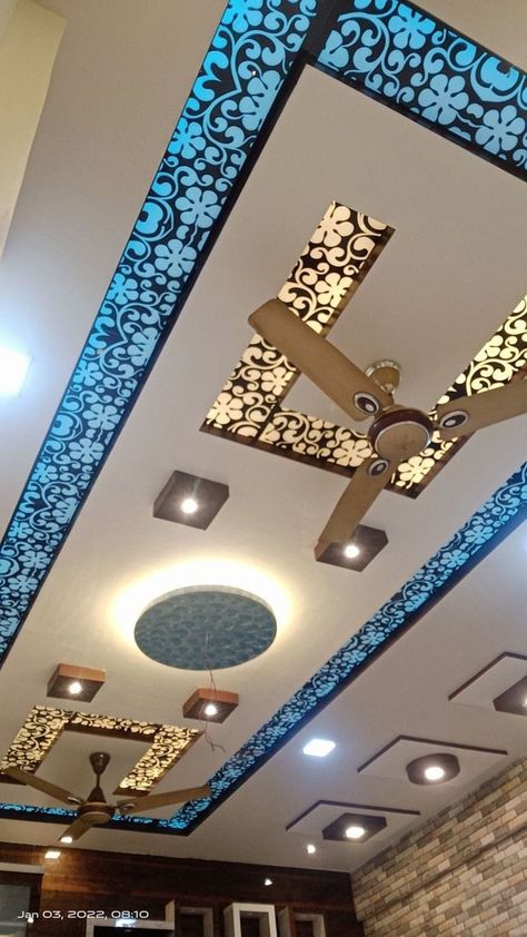 Celling Design Hall Room, L Shape Hall Pop Ceiling Design Modern, Pvc Ceiling Design Hall With Two Fans, Pop Fall Celling Design Hall, Wall Ceiling Design For Hall, L Shape Pop Ceiling Design, L Shape Hall Fall Ceiling Designs, Fall Selling Design For Hall, Celling Pop Design For Hall