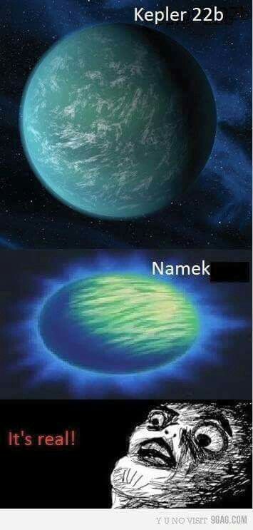 Planet Namek is real!!!! Planet Namek, Kepler 22b, Dbz Memes, Vegeta And Bulma, Vocaloid Cosplay, Db Z, Anime Things, Journey To The West, Dragon Balls