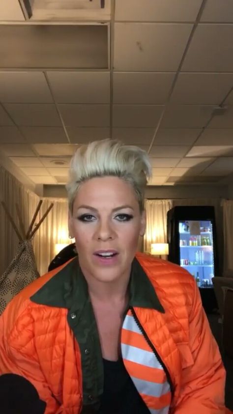 Alecia Beth Moore, Beth Moore, Photo To Video, Red Leather, Red Leather Jacket, Hollywood, Leather Jacket, Pink, Leather