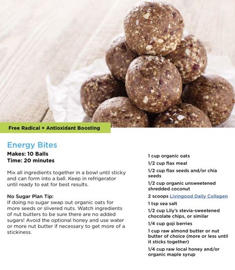 Sugar Swaps, Free Radicals Antioxidant, Energy Bites Recipe, Energy Bites Recipes, Nut Butters, Energy Bites, Shredded Coconut, Flax Seed, Stevia