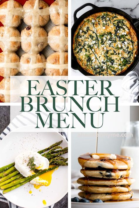 Easter morning it's all about gathering with family and friends and enjoying a delicious breakfast or brunch together, creating memories that will last a lifetime. So if you are wondering "what to make for Easter brunch", we are sharing over 50 Easter breakfast and brunch recipes including everything from egg breakfasts, sweet baked goods, cinnamon rolls, homemade bread, breakfast casseroles, easy savory brunch items, and more. | aheadofthyme.com #easterbrunch #easterbreakfast via @aheadofthyme Easter Quiche Brunch Ideas, Easy Crowd Meals, Olympic Activities, Mom Brunch, Easter Brunch Ideas, Easter Brunch Recipes, Easter Brunch Buffet, Easter Sunday Brunch, Simple Brunch