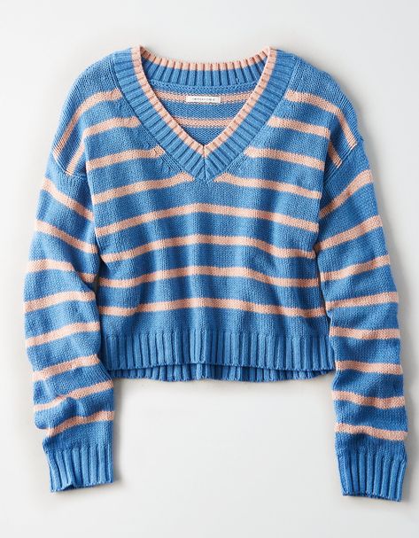 Could try fine gauge chenielle Crop Pullover, Spring Capsule Wardrobe, Sale Clothing, Sleeves Style, Free Jeans, Blue Sweater, Mens Outfitters, Sweater Weather, Blue Sweaters