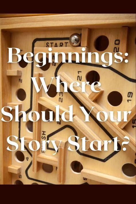 Story Beginnings: where should your story start and what makes a good opening scene? Creative Writing Techniques, In Medias Res, How To Begin A Story, Writing Games, Creative Writing Tips, Character Arc, Story Structure, First Draft, Minor Character