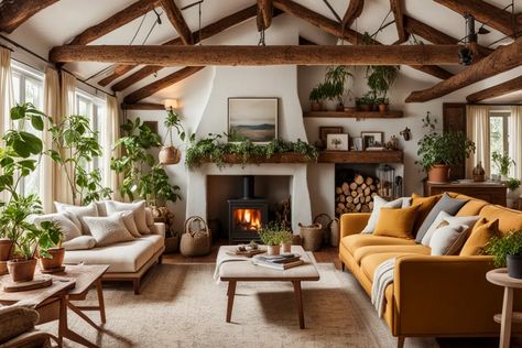 How To Create a Cozy Cottagecore Living Room - Cardinal Memorials Cottagecore Living Room, Modern Cottagecore, Cottagecore Living, Cottagecore Home Decor, Cozy Cottagecore, Cottagecore Home, Boho Living, Cozy Nook, Cozy Apartment