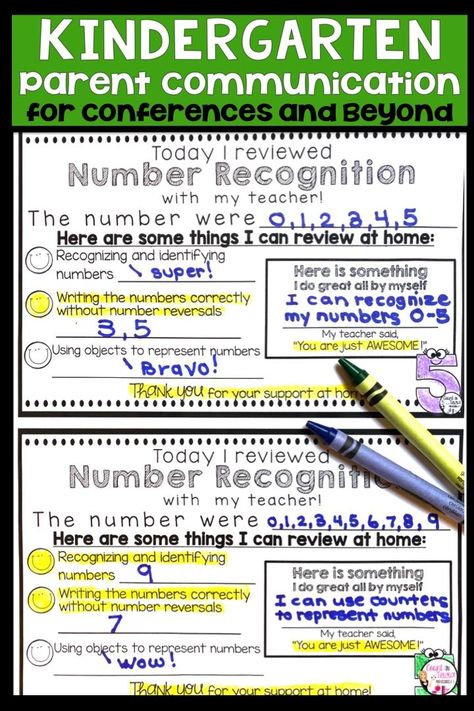 Looking for an easier way to communicate with parents at conferences and all year long? Grab this free Kindergarten Parent Communication Form to help collect data and share with families to support student success. Parent Teacher Conferences Kindergarten, Positive And Negative Integers, Parent Communication Forms, Kindergarten Parent, Classroom Routines And Procedures, Negative Integers, Writing Rubric, Teacher Conferences, Parent Teacher Conferences