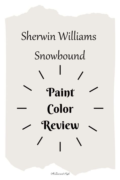 Sherwin Williams Snowbound is a warm white paint color that will give you the white paint color you look without looking too stark. It's gorgeous! Let's take a more in-depth look. Eider White Vs Snowbound, Sw Snowbound Exterior House, Sherwin Williams Snowbound Color Palette, Sherwin Williams Snowbound Walls, Sw Snowbound Walls, Snow Bound Sherwin Williams, Snowbound Walls, Snowbound Kitchen Cabinets, Snowbound Sherwin Williams