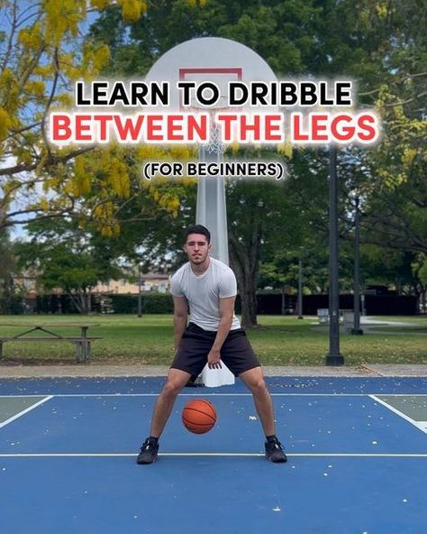 Between The Legs Basketball, How To Dribble Between Legs Basketball, Basketball Drills For Kids, Basketball Workouts Training, Middle Of The Ocean, Basketball Plays, Basketball Workouts, Basketball Skills, Basketball Drills