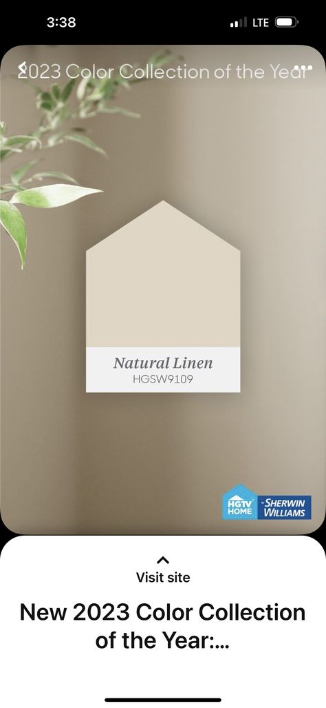 Linen Wall Color, Natural Linen Paint Color, Linen Paint Color, Color Collection, Wall Color, Paint Color, Natural Linen, Paint Colors, Paint