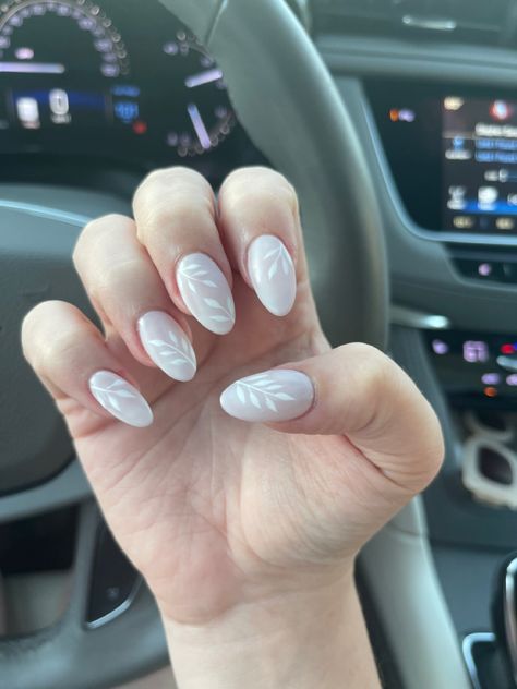 Wedding nails. Fall nails. Fall nail ideas. Unique wedding nails. Fall nail inspo. Bride Nails Fall, Wedding Nails For Bride Matte, Wedding Nails For Bride Rustic, Bridal Shower Nail Ideas For Bride, Nails For Bridal Shower Brides, Wedding Day Nails Almond, Hen Party Nails Brides, Wedding Shower Nails, Cute Engagement Nails