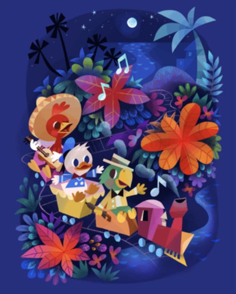 D23 Expo Early Purchase Deadline and Details (You've Gotta See These Popcorn Bucket Pins)! | the disney food blog Joey Chou, The Three Caballeros, Disney Illustration, Three Caballeros, Disney Artwork, Disney Food Blog, Disney Home, Limited Run, Dessin Adorable