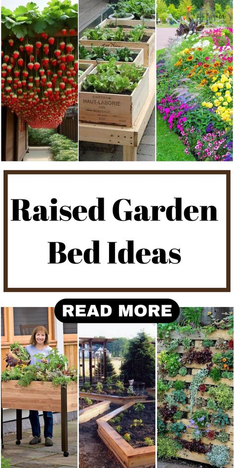 Raised garden beds are widely favored for planting vegetable, herb, or flower gardens due to their simplicity in installation and low maintenance compared to traditional gardens. They offer an efficient solution for optimizing limited outdoor areas or structuring expansive backyards, eliminating the need for digging. To get you inspired, we’ve curated the best raised garden bed ideas that you can design for your garden. Raised Bed Flower Garden Ideas Planter Boxes, Rise Bed Garden Ideas, Raised Flower Bed Ideas, Inexpensive Raised Garden Beds, Raised Bed Garden Ideas, Watering Raised Garden Beds, Raised Bed Gardens, Raised Garden Bed Ideas, Garden Bed Ideas