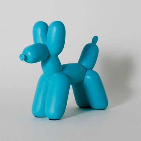 Birthday Dogs, Shelf Decorations, Balloon Dog Sculpture, Dog Statues, Dog Bookends, Dog Ceramic, Home Decor Sculptures, Ceramic Dog, Dog Sculpture