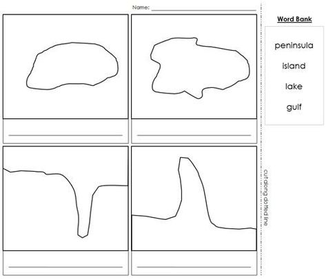 Water Forms, Montessori Geography, English Stories For Kids, Geography For Kids, Kindergarten Social Studies, Sistem Solar, Montessori Toddler Activities, Social Studies Worksheets, Geography Lessons