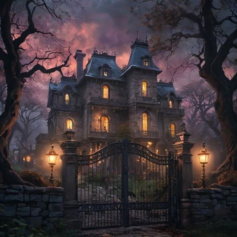 Spooky season is upon us👻👻👻👻 #halloween #haunted #hauntedhouse #spooky #gothic #victorian #aiart #aiartcommunity #aiartwork #aiartist #digitalart #digitalcreator #spookyseason Haunted House Design, Spooky Mansion, Gothic Victorian, Gothic House, Haunted House, Spooky Season, Digital Art, House Design, Halloween