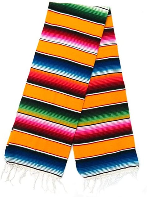 Mexican Serape Blanket, Serape Blanket, Mexican Serapes, Fiesta Decorations, Mexican Blanket, Blanket Handmade, Handmade Throws, Cooling Blanket, Traditional Mexican