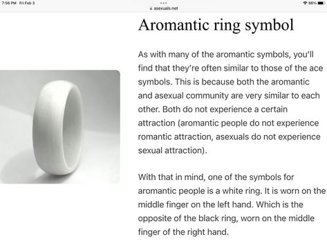 Black And White Rings Aroace, Aromantic Ring, Tortilla Quesadilla, Black And White Rings, Gay Memes, Dnd Characters, White Ring, Black Rings, Cute Jewelry