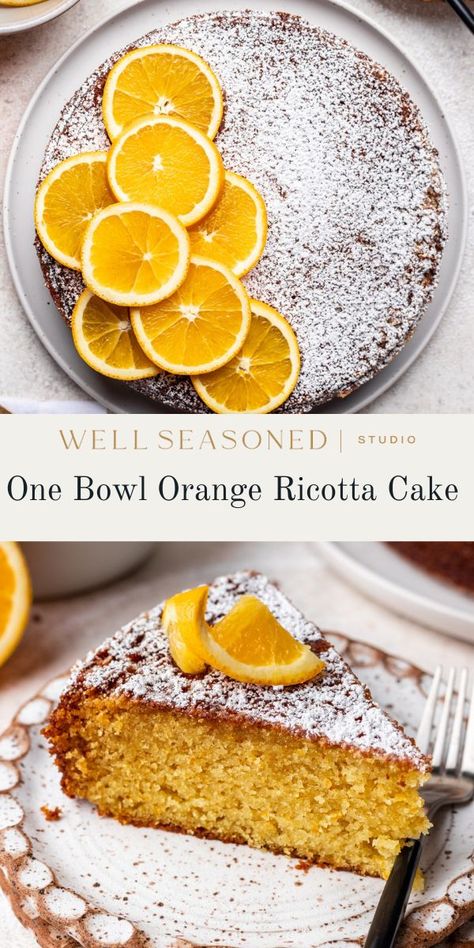 Orange Ricotta Cake, Perfect Scones, Orange Ricotta, Ricotta Cake Recipes, Easy Cake Recipe, Strawberry Scones, Flourless Cake, Ricotta Cake, Strawberry Season