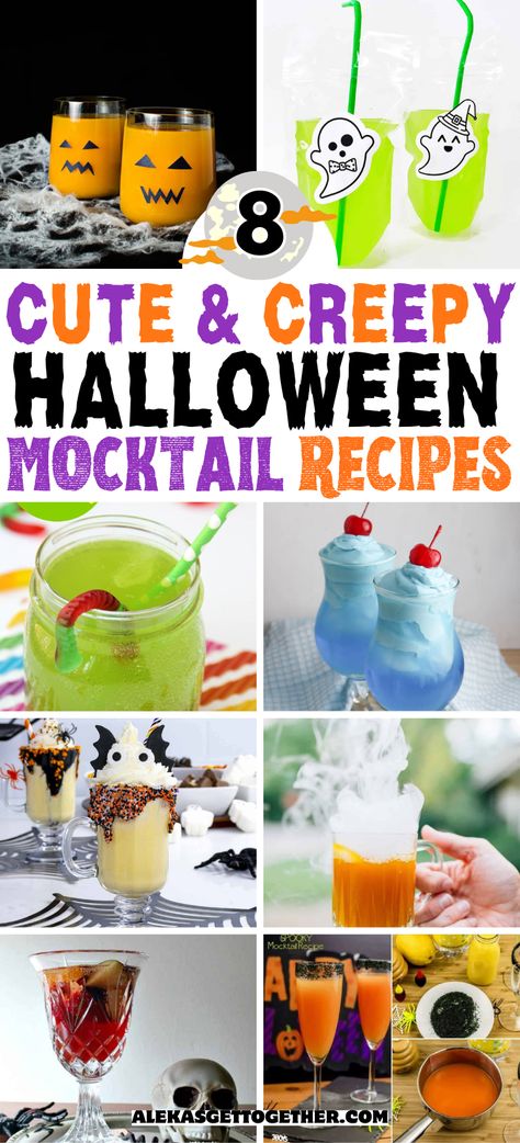 Halloween Drinks Alcohol Cocktails, Halloween Drinks For Kids, Drinks With Sprite, Kids Drinks Party, Punch Recipes For Kids, Fun Halloween Drinks, Spooky Drinks, Halloween Alcohol, Halloween Themed Drinks