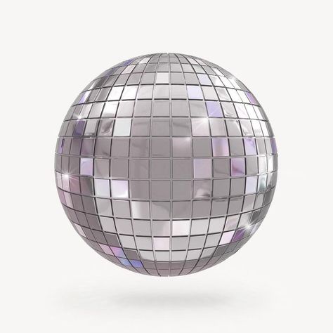 Disco Ball Pfp, Bola Disco, Dj Cake, Silver Disco Ball, Cowgirl Room, Taylor Swift Birthday Party Ideas, Book Collage, Decoration Illustration, Party Icon