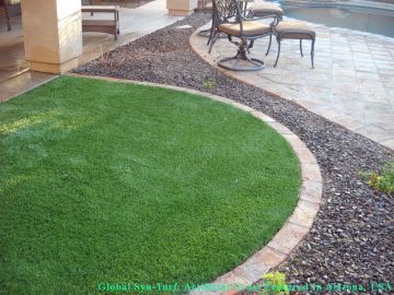 Artificial Turf Backyard, Grass Backyard, Artificial Grass Backyard, Backyard Landscaping For Dogs, Landscaping For Dogs, Turf Backyard, Grass Installation, Synthetic Lawn, Artificial Grass Installation