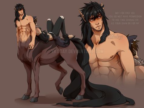 Hot Centaur Art Male, Dear Centaur, Centaur X Human Love, Centaur And Human Couple, Cervitaur Male, Male Centaur Character Design, Reindeer Centaur, Centaur Oc Male, Centaur Comic